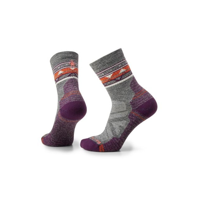 Women's Hike Light Cushion Zig Zag Valley Mid Crew Socks