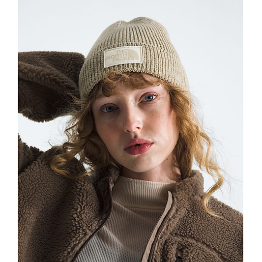 TNF Logo Box Cuffed Beanie