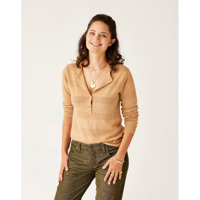 Women's Amara Pointelle Sweater - Earth's Edge