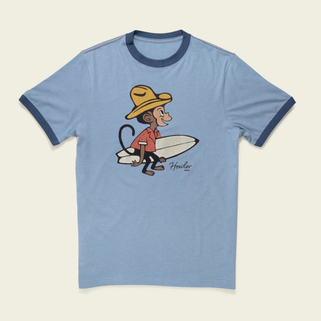 Cotton Ringer Tee - Howler Country : Honey Heather
