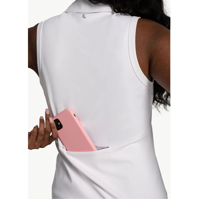 Women's Step Up Polo Tank Top