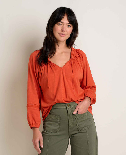 Primo LS Peasant Top