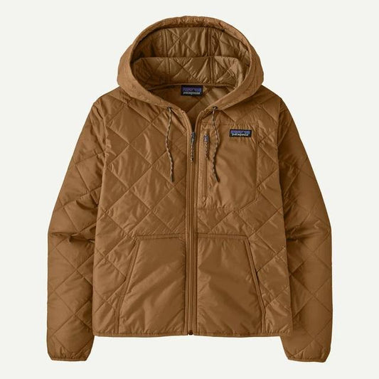 Women's Diamond Quilted Bomber Hoody