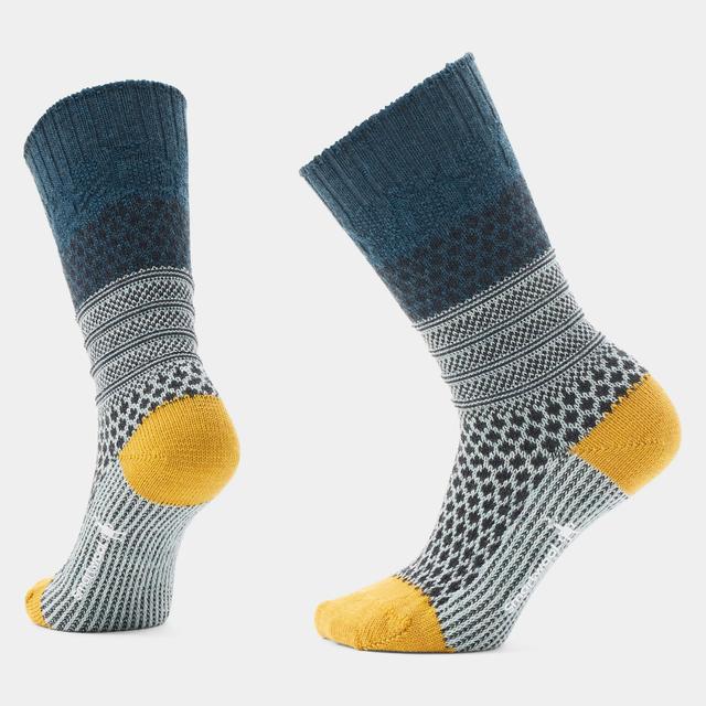 Unisex Everyday Cozy Popcorn Cable Crew Socks - Earth's Edge