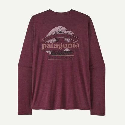 Men's Long Sleeved Capilene Cool Daily Shirt - Great Waves
