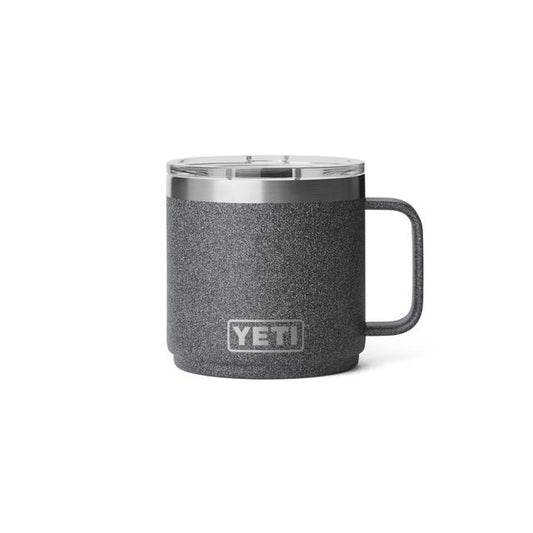 Rambler 14 oz Stackable Mug - Black Stone