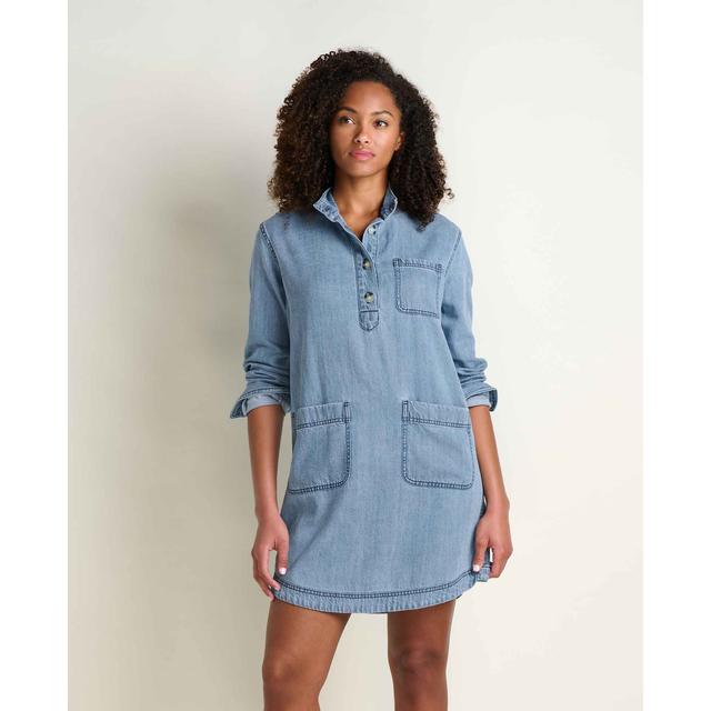 Piñon Soft Denim Popover Dress
