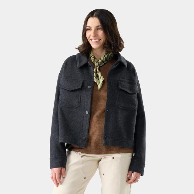 Women's Anchor Line Cropped Shirt Jacket