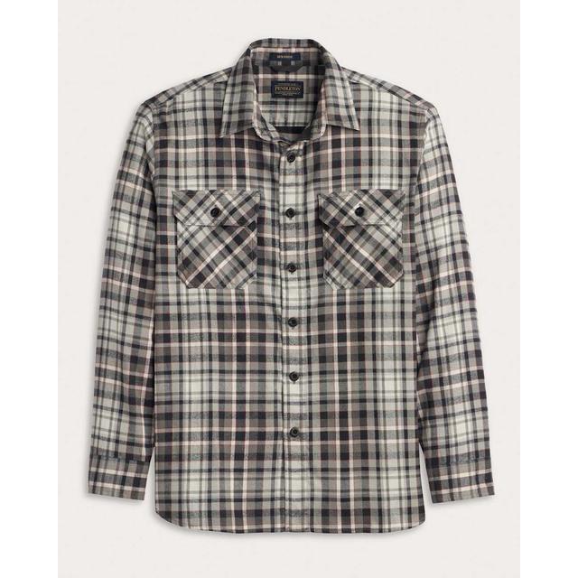 Men's Plaid Burnside Cotton Flannel Shirt