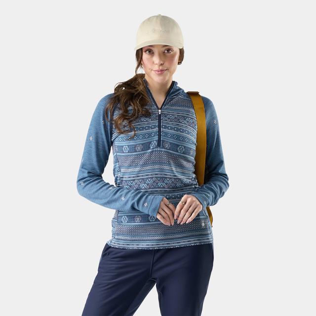 Women's Classic Thermal Merino Base Layer 1/2 Zippers Hoodie