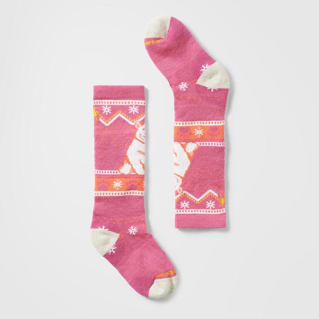 Men's Wintersport Polar Bear Pattern Over The Calf Socks