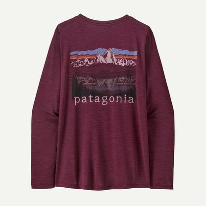 Women's Long Sleeved Capilene Cool Daily Shirt - Fitz Roy Foothills