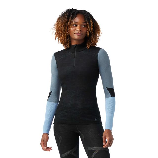 Women's Intraknit Thermal Merino Base Layer Colorblock 1/4 Zip