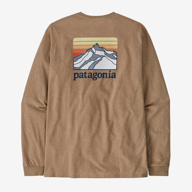 Men's Long Sleeved Line Logo Ridge Responsibili-Tee