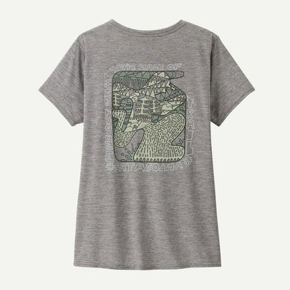 Women's Cap Cool Daily Graphic Shirt - Lands