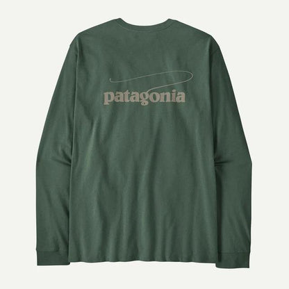 Men's Long Sleeved Casting Logo Responsibili Tee - Earth's Edge