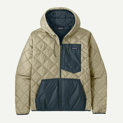 Men's Diamond Quilted Bomber Hoody