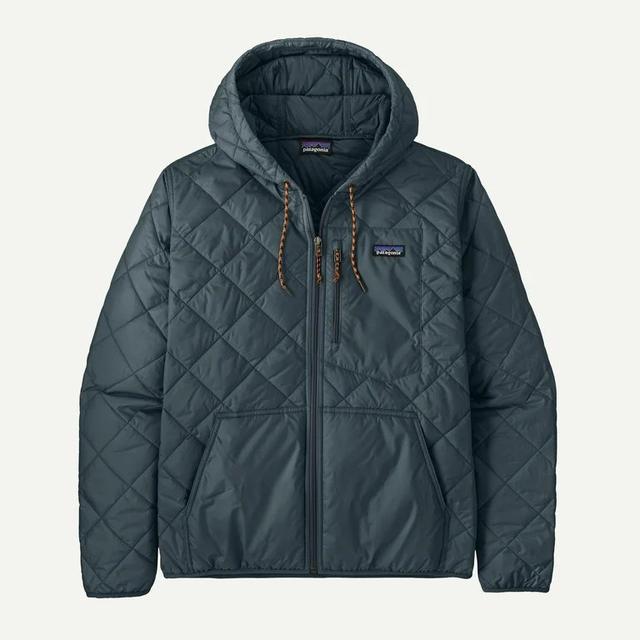 Men's Diamond Quilted Bomber Hoody - Earth's Edge
