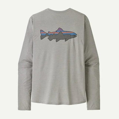 Men's Long Sleeved Capilene Cool Sun Shirt - Fitz Roy Trout