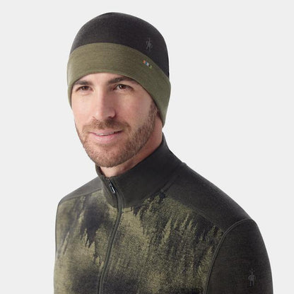 Unisex Thermal Merino Reversible Cuffed Beanie Hat