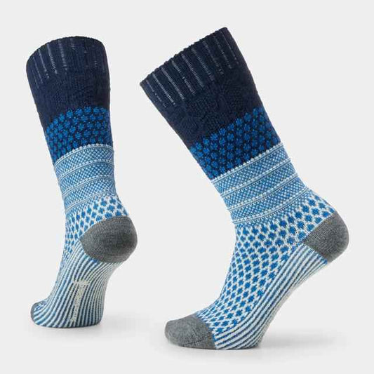 Unisex Everyday Cozy Popcorn Cable Crew Socks