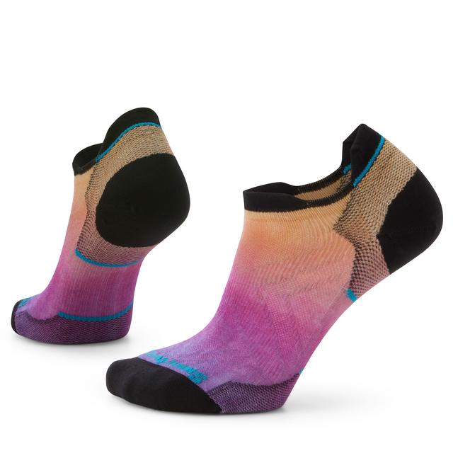 Women's Run Zero Cushion Ombre Print Low Ankle Socks