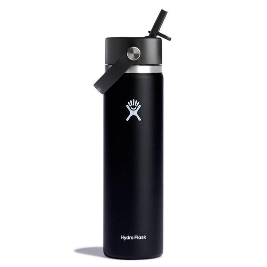 24 oz Wide Mouth with Flex Straw Cap - Zinnia