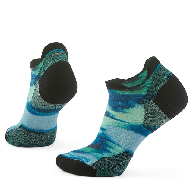 Women's Run Targeted Cushion Brushed Print Low Ankle Socks