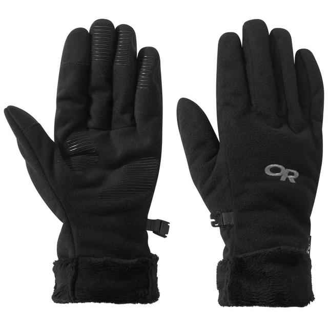 Women's Fuzzy Sensor Gloves