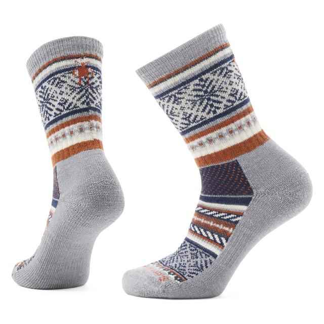 Unisex Everyday Cozy Fair Isle Sweater Crew Socks