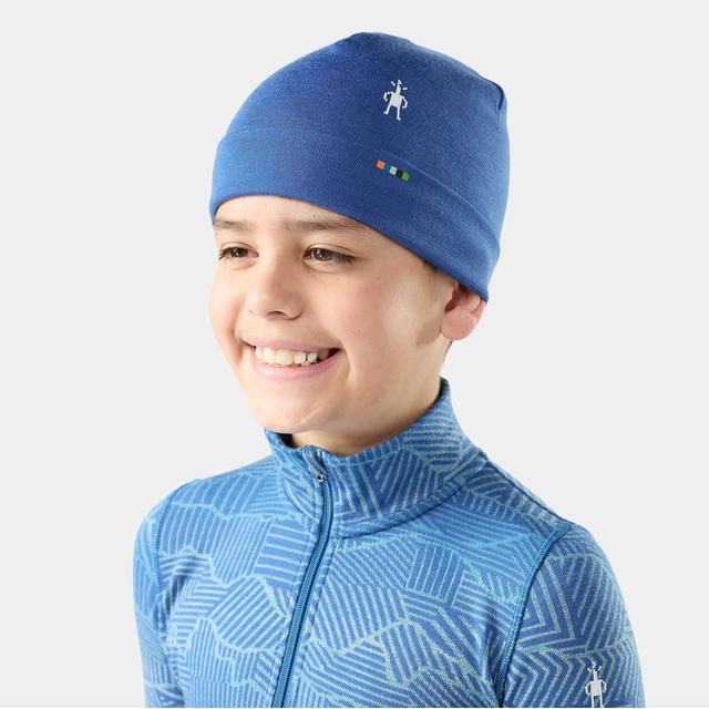 Kid's Thermal Merino Reversible Cuffed Beanie Hat