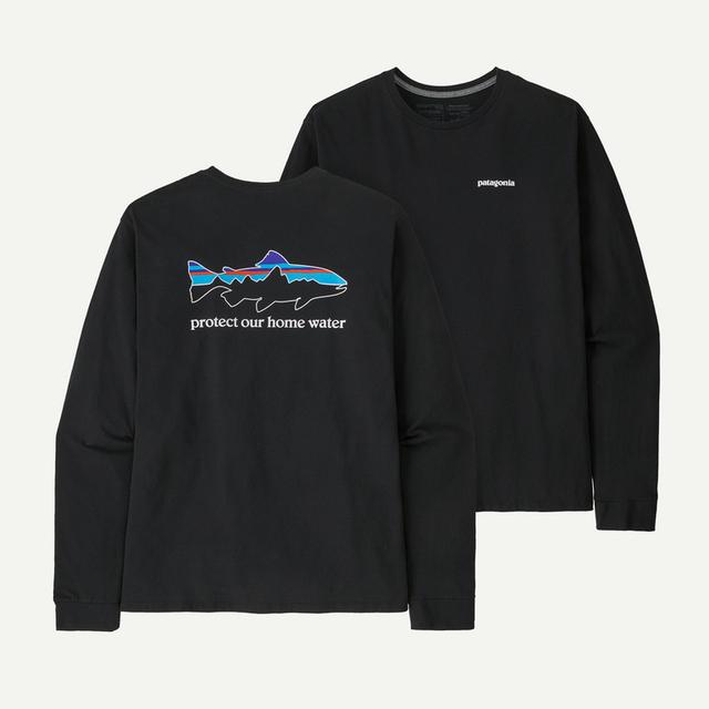 Men's L/S Home Water Trout Responsibili-Tee