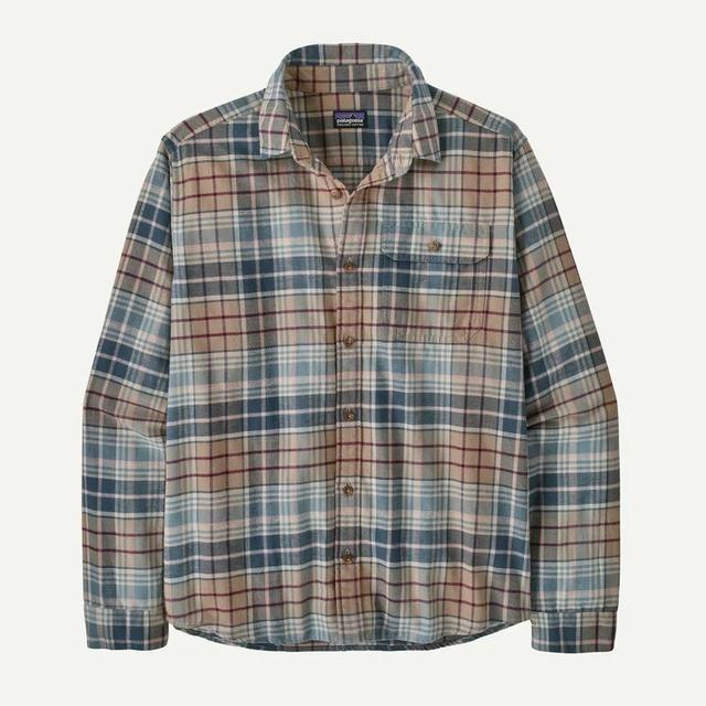 Men's Long Sleeved Lightweight Fjord Flannel Shirt