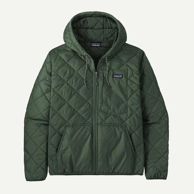 Men's Diamond Quilted Bomber Hoody