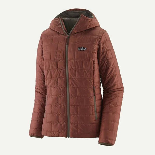 Women's Nano Puff Fitz Roy Trout Hoody
