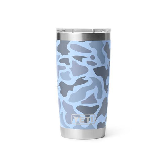 Rambler 20 oz Tumbler - Blue Camo