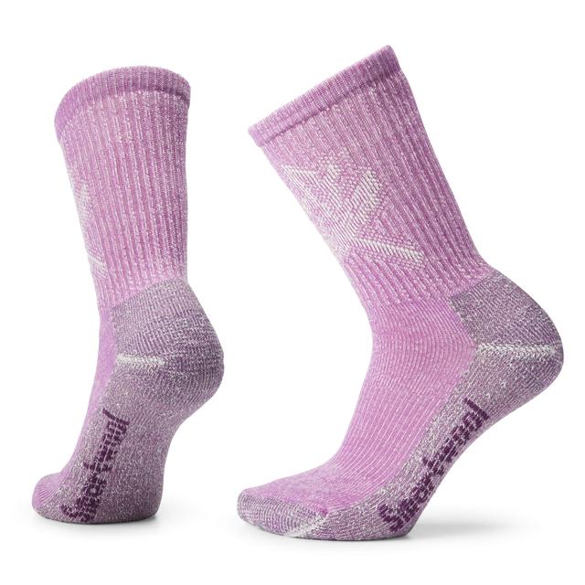 Women's Hike Classic Edition Light Cushion Leaf Pattern Crew Socks