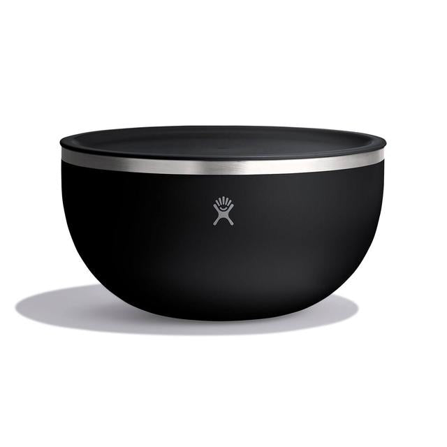 3 qt Serving Bowl with Lid - Black - Earth's Edge