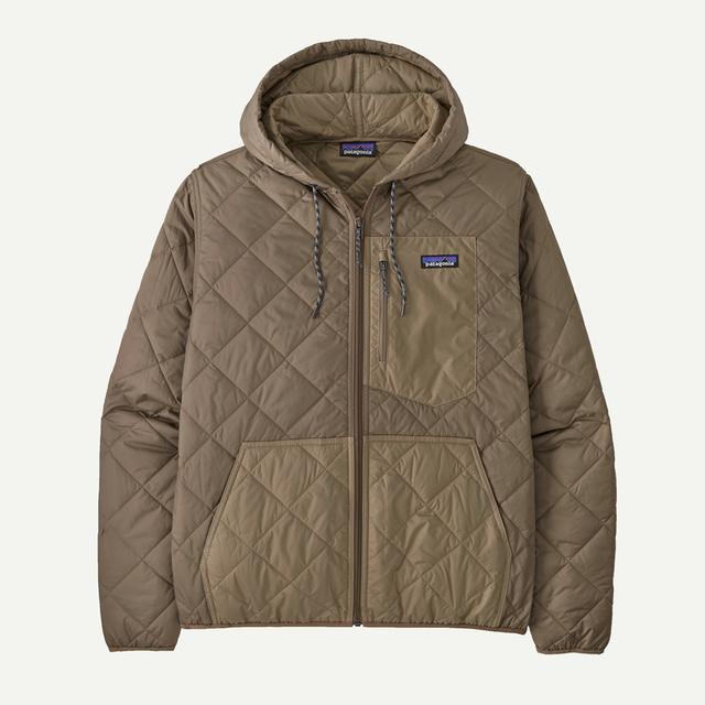 Men's Diamond Quilted Bomber Hoody