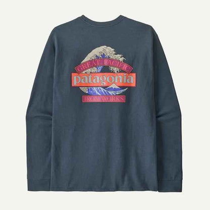 Men's Long Sleeved Great Waves Responsibili Tee