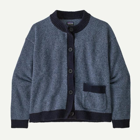 Women's Recycled Wool Blend Sweater Jacket