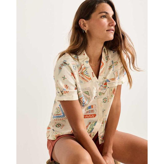 Women's Short-Sleeve Harlow Linen Shirt