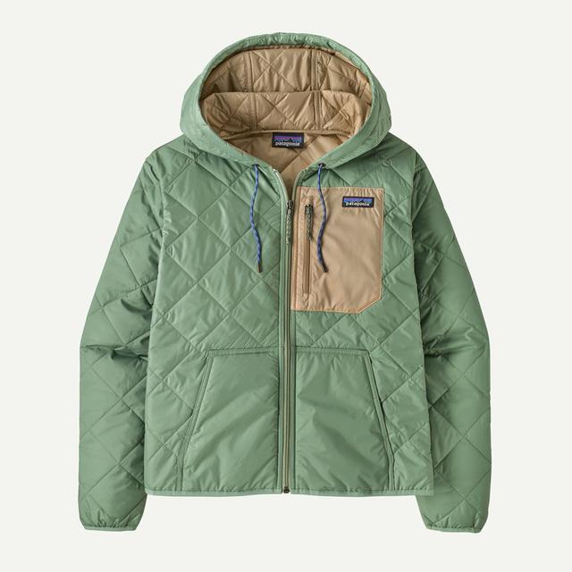 Women's Diamond Quilted Bomber Hoody - Earth's Edge