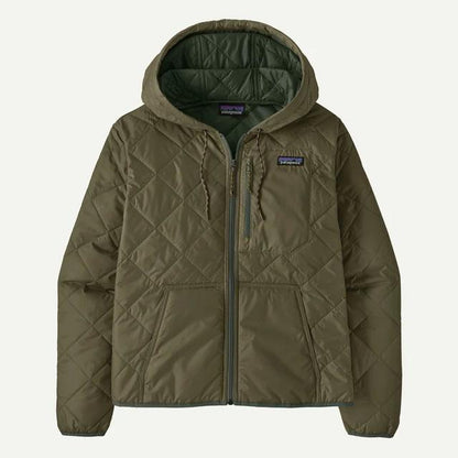 Diamond Quilted Bomber Hoody