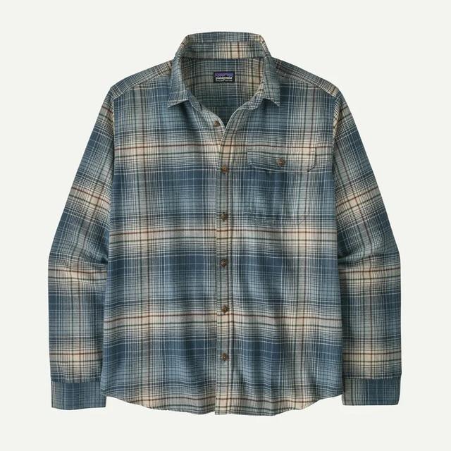 Men's Long Sleeved Lightweight Fjord Flannel Shirt