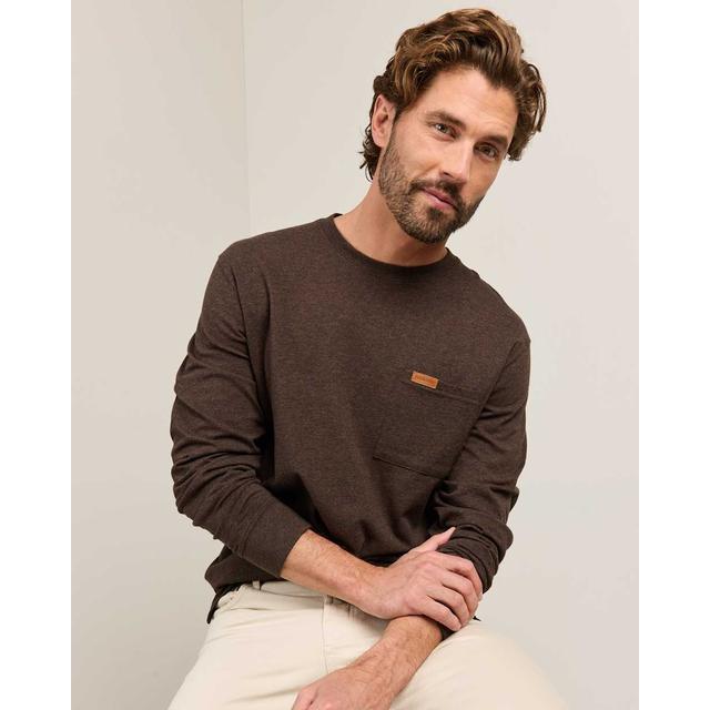 Men's Long-Sleeve Deschutes Pocket Tee Shirt - Earth's Edge
