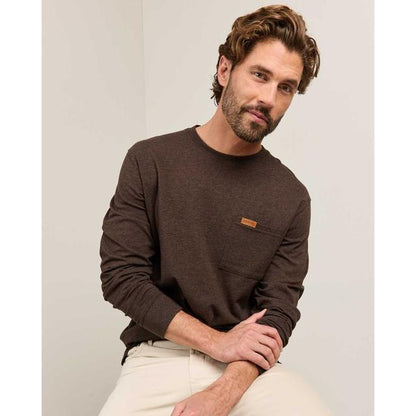 Men's Long-Sleeve Deschutes Pocket Tee Shirt - Earth's Edge