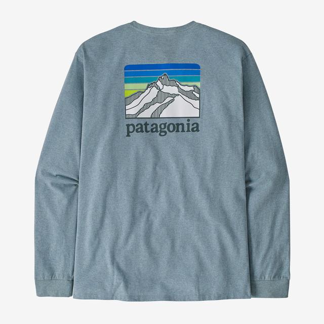 Men's Long Sleeved Line Logo Ridge Responsibili-Tee