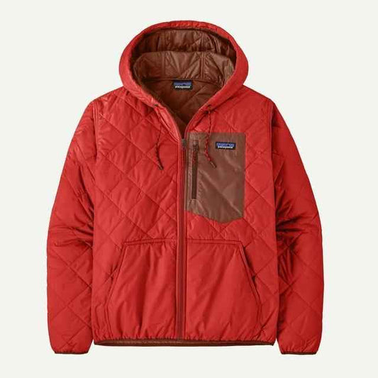 Men's Diamond Quilted Bomber Hoody