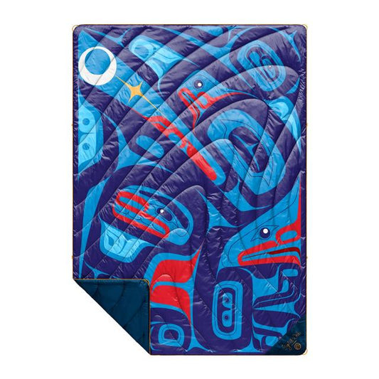 Rumpl Original Puffy Blanket | Crystal Worl |  Raven & Moon